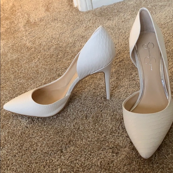 Jessica simpson white shoes Outlet